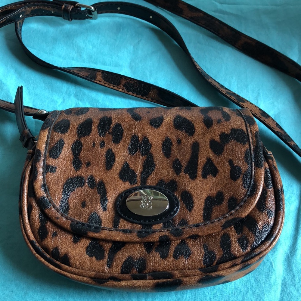 New York & Co animal print crossbody bag